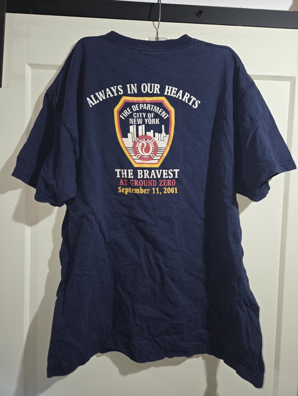 Vintage Y2k 9/11 Memorial Tshirt